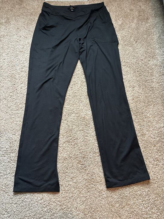 Kuhl Pants - KÜHL Freeflex Move Black Straight Leg Pants Leggings Stretch Hiking Womens Med